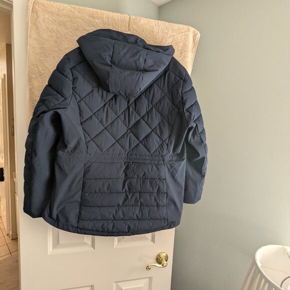 Tommy Hilfiger Puffer Jacket Women XL Blue Quilted Insulated Size XL - Picture 5 of 7